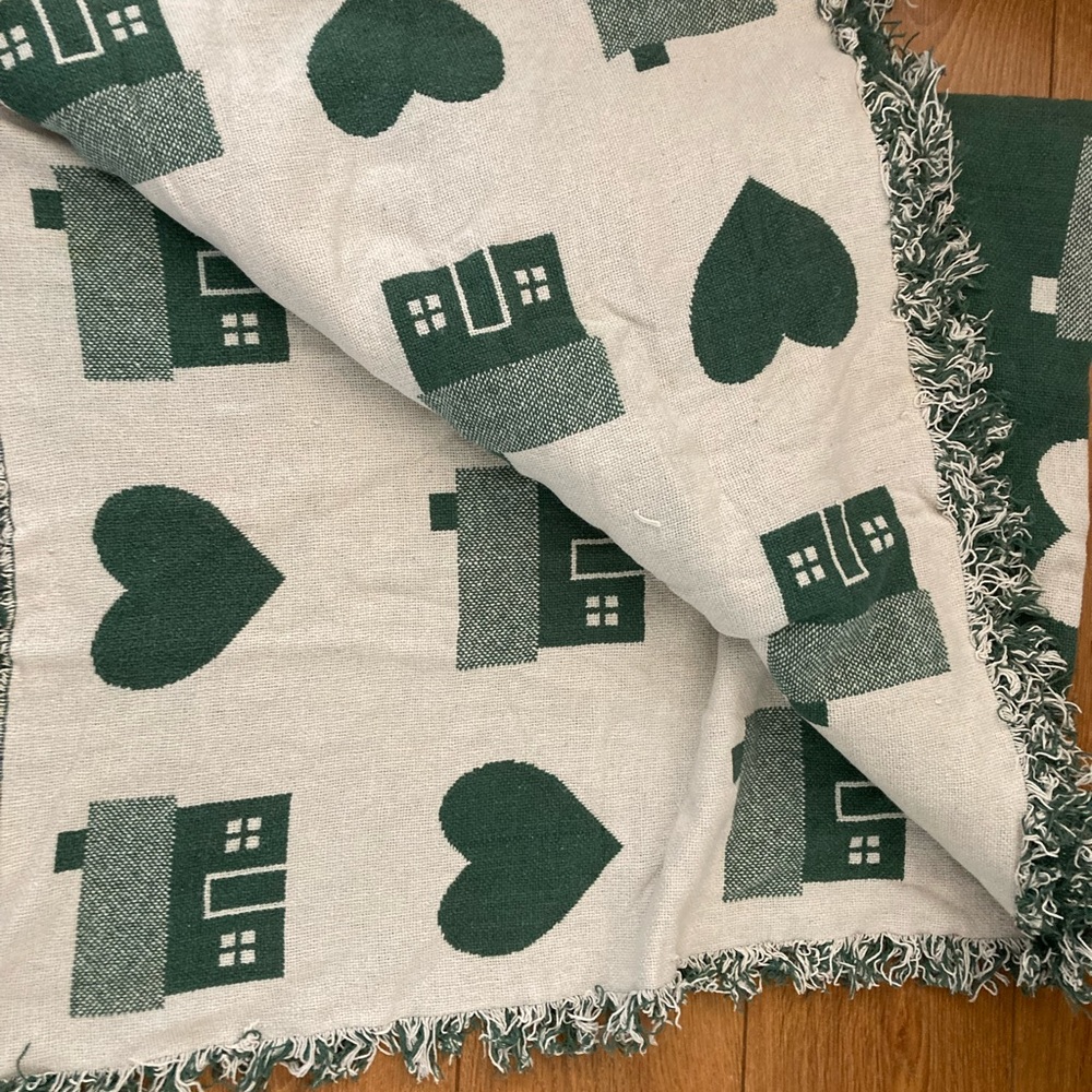 Gorgeous blanket/ throw! Cottagecore🪵💓 - Picture 2 of 5